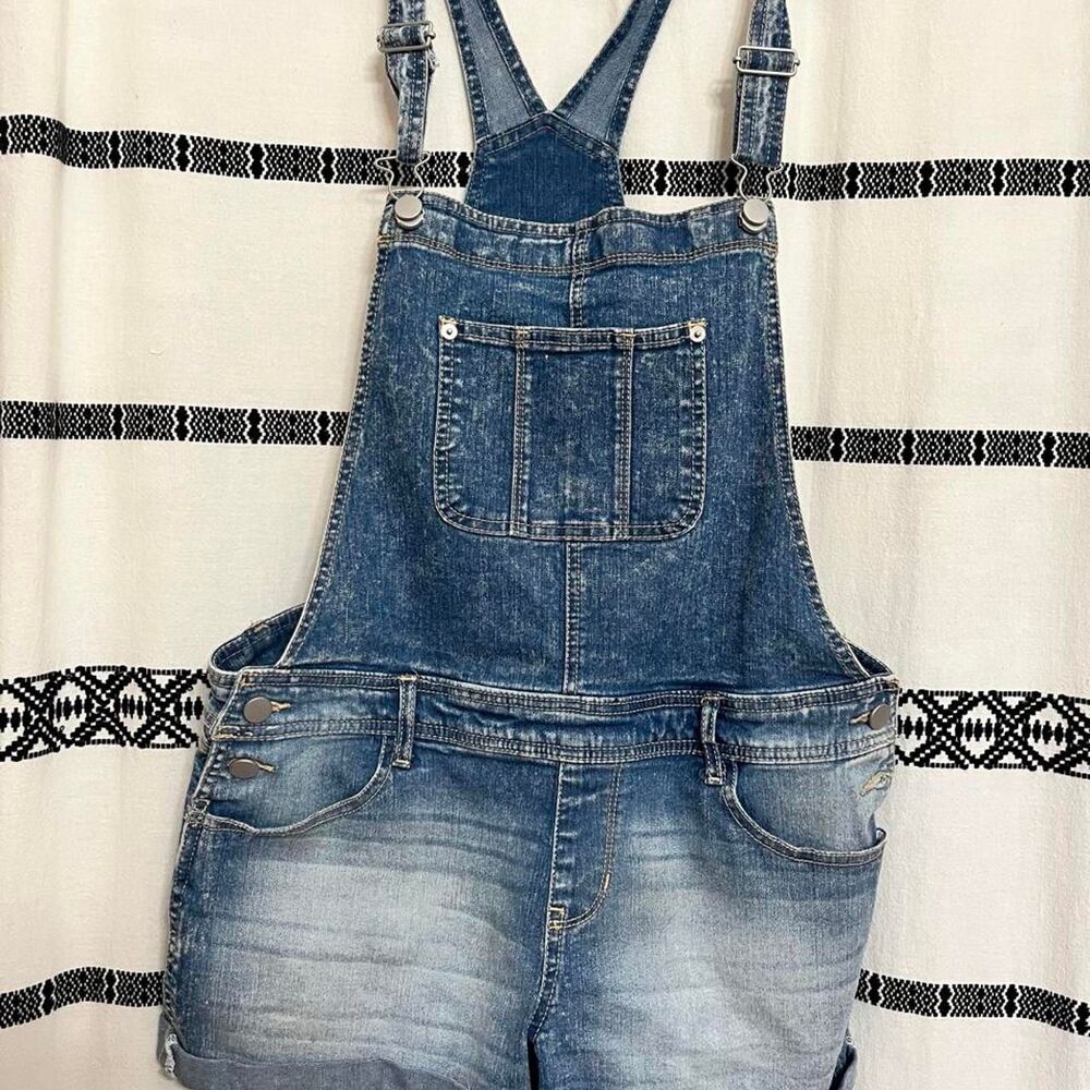 No-boundaries Women's Blue and Navy Dungarees-overalls